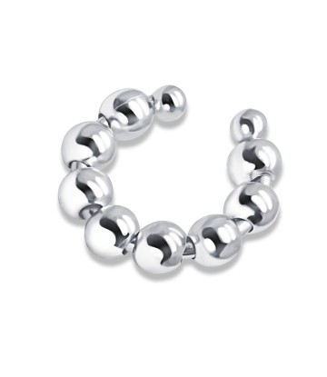 Ball Shape Silver Ear Cuff EC-1476